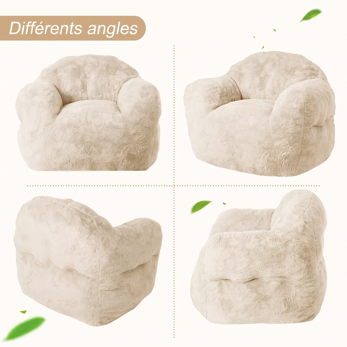 Fauteuil Pouf Surdimensionné
