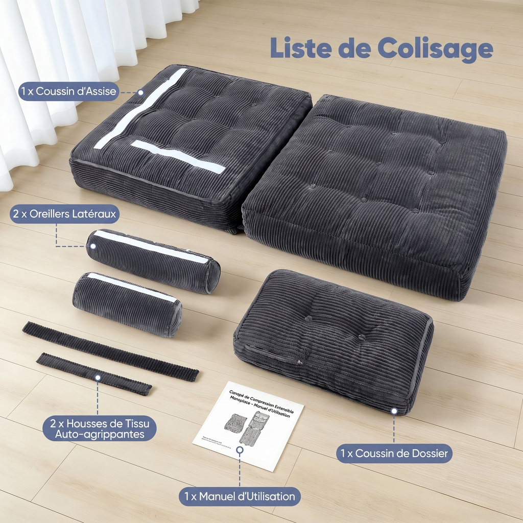Fauteuil Monoplace 4 en 1.
