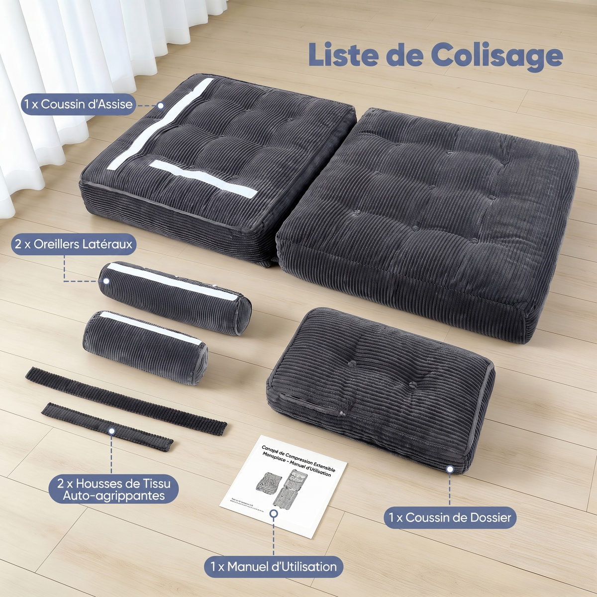 Fauteuil Monoplace 4 en 1.