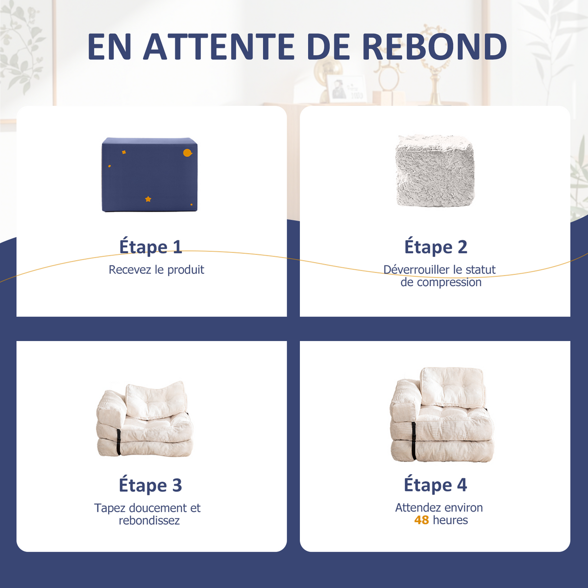 Fauteuil lit modulable et pliable