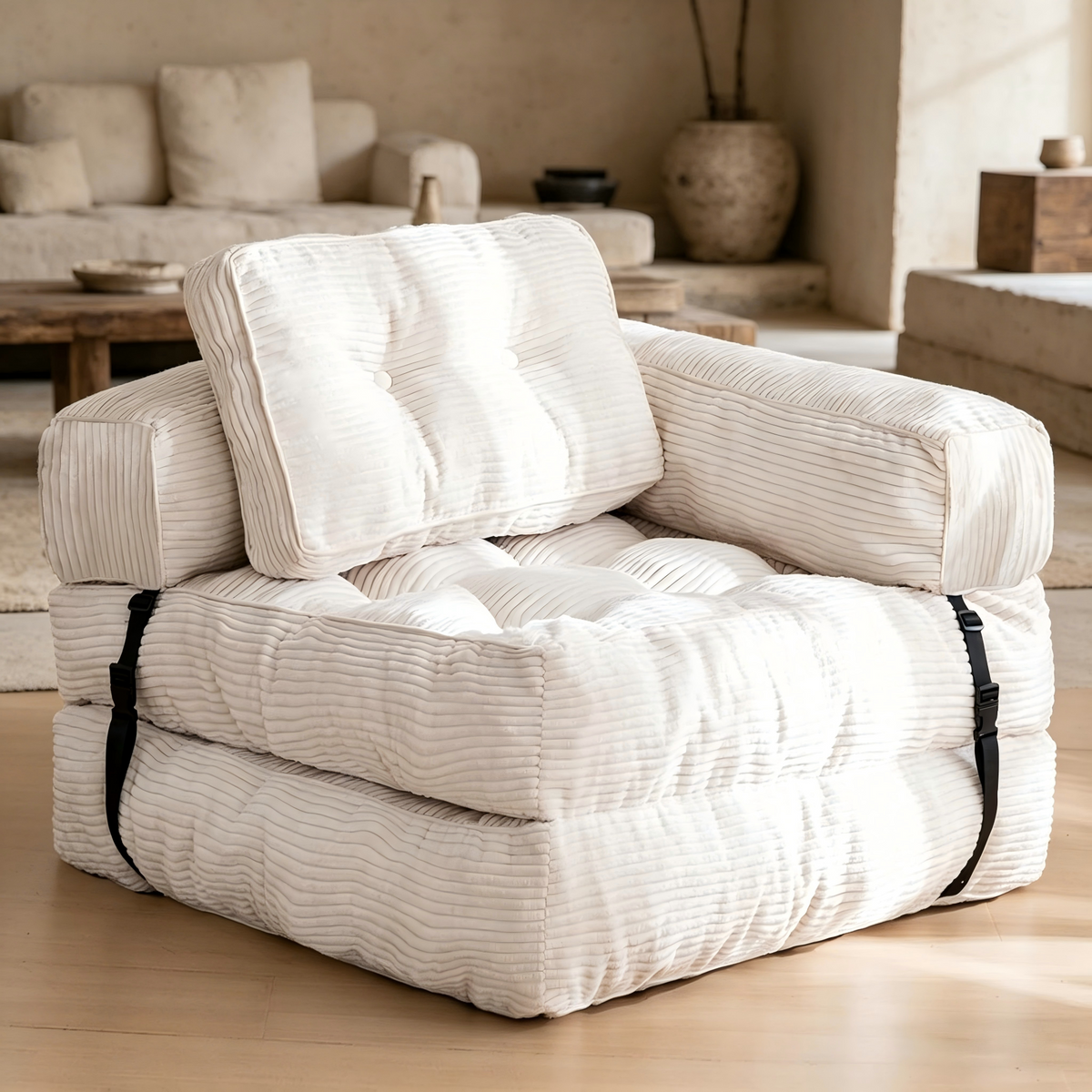 Fauteuil lit modulable et pliable