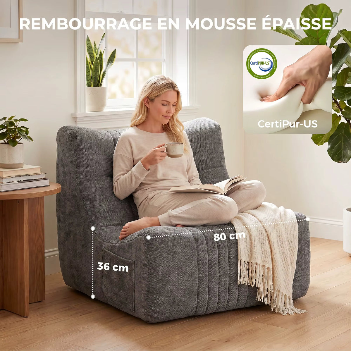 Fauteuil de Sol Papillon
