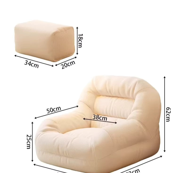 Fauteuil Compressé avec Repose Pied